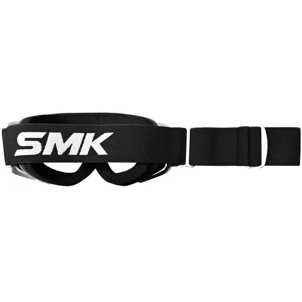 SMK Goggle Terrain White Clear Lens Black Strap