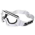 SMK Goggle Terrain White Clear Lens White Strap