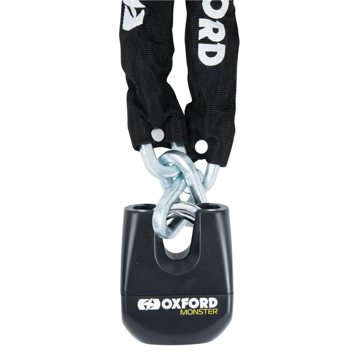 Oxford Monster lock & 12mm Square Chain 1.2m