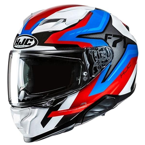HJC F71 Fes MC21 White Blue Red