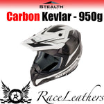Stealth Helmet HD210 MX Carbon Stealth GP ReplicaBlack