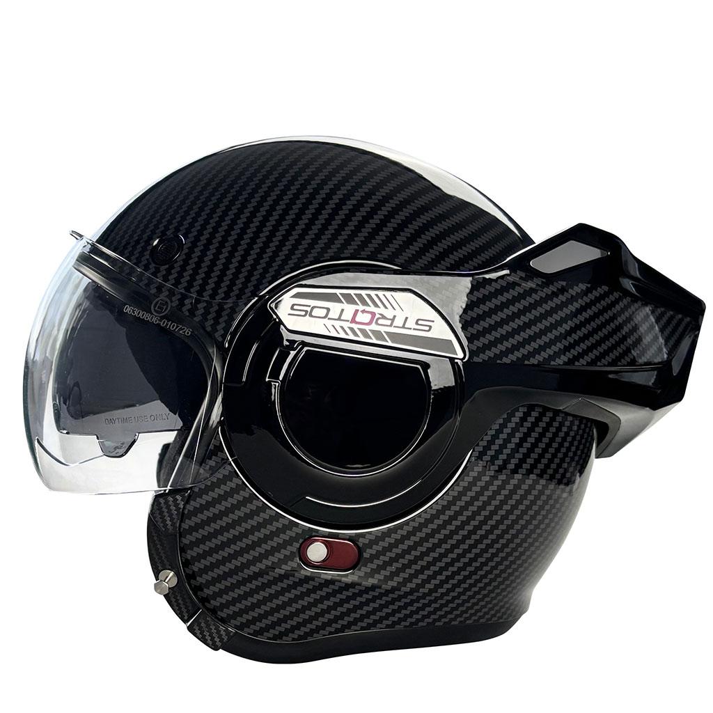 Viper F242 Reverse Flip Over Helmet Carbon Wrap