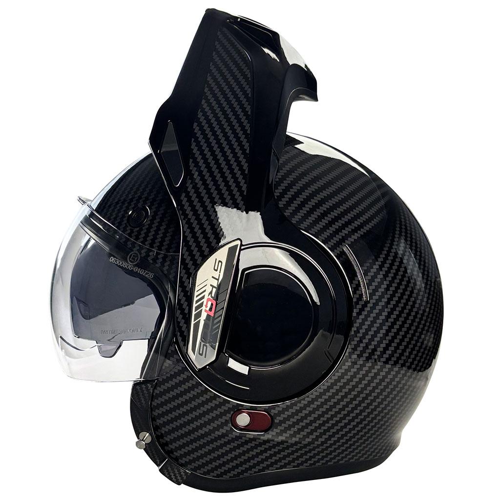 Viper F242 Reverse Flip Over Helmet Carbon Wrap