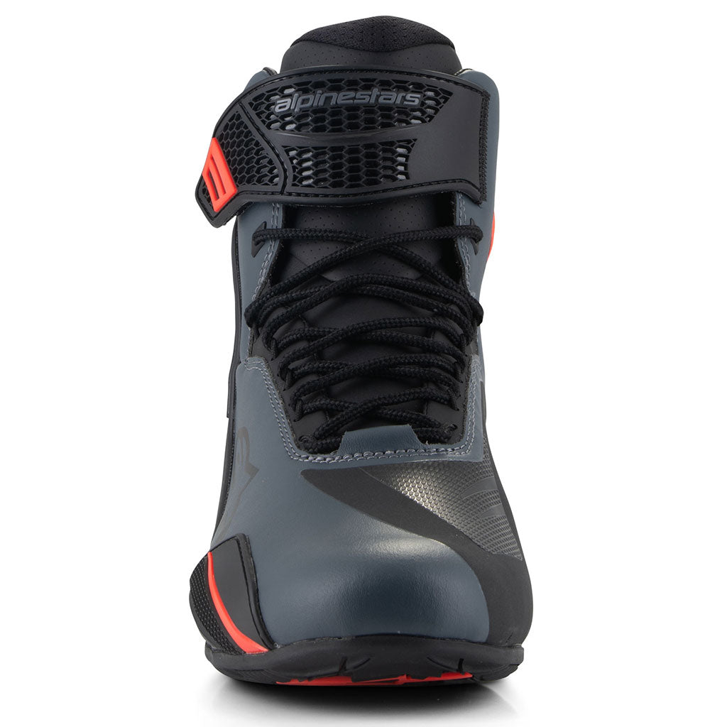 Alpinestars Faster-4 Short Boots Black Grey Red Fluo