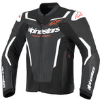 Alpinestars GP Force V2 Leather Jacket White Black