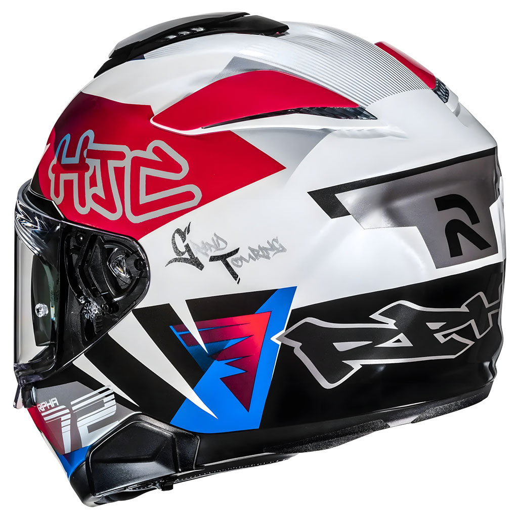 HJC RPHA 72 Goldy MC21 White Blue Red