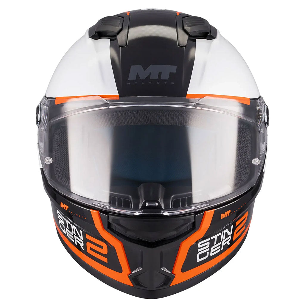 MT Stinger 2 Core B0 Gloss Black White Orange