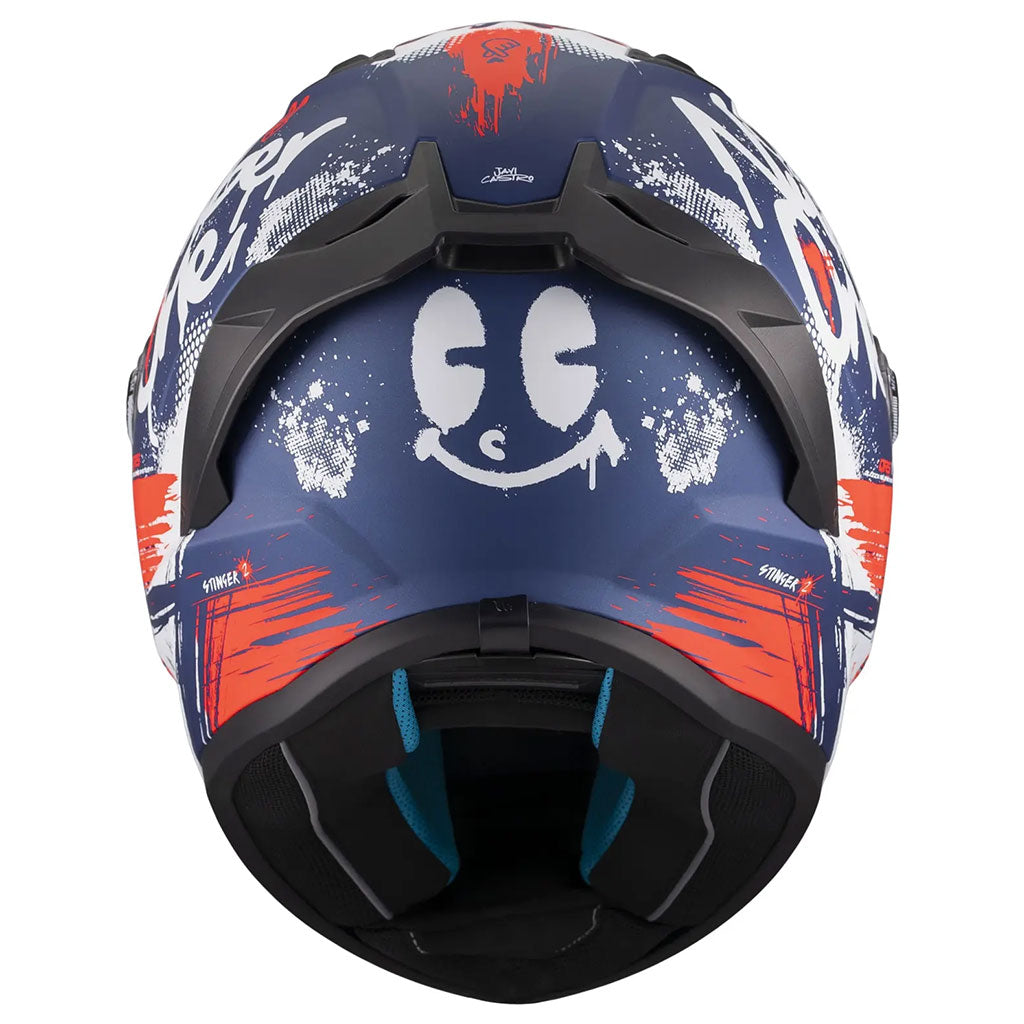 MT Stinger 2 Youth Rocket C17 Matt Blue Red White