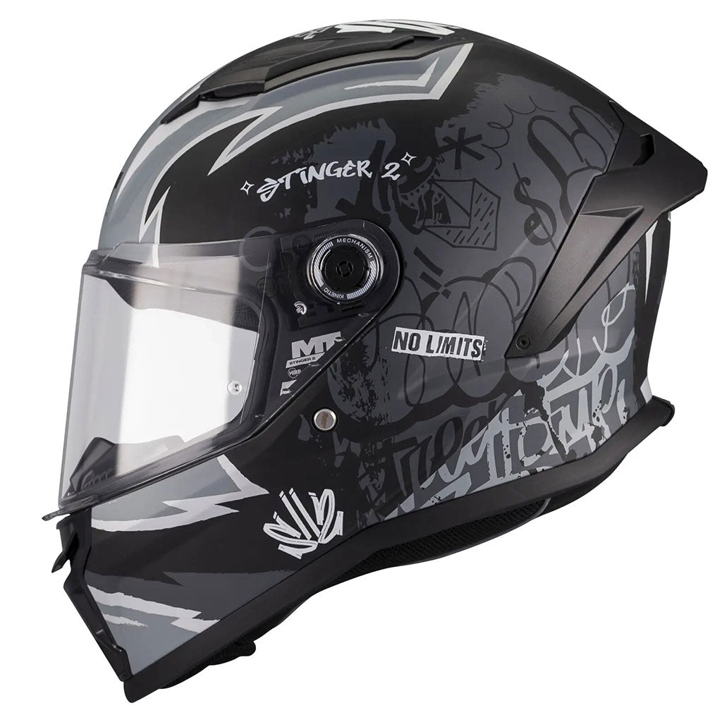 MT Stinger 2 Youth Tagger B2 Matt Black Grey