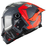 MT Thunder 4 R Canvas C5 Matt Black Red