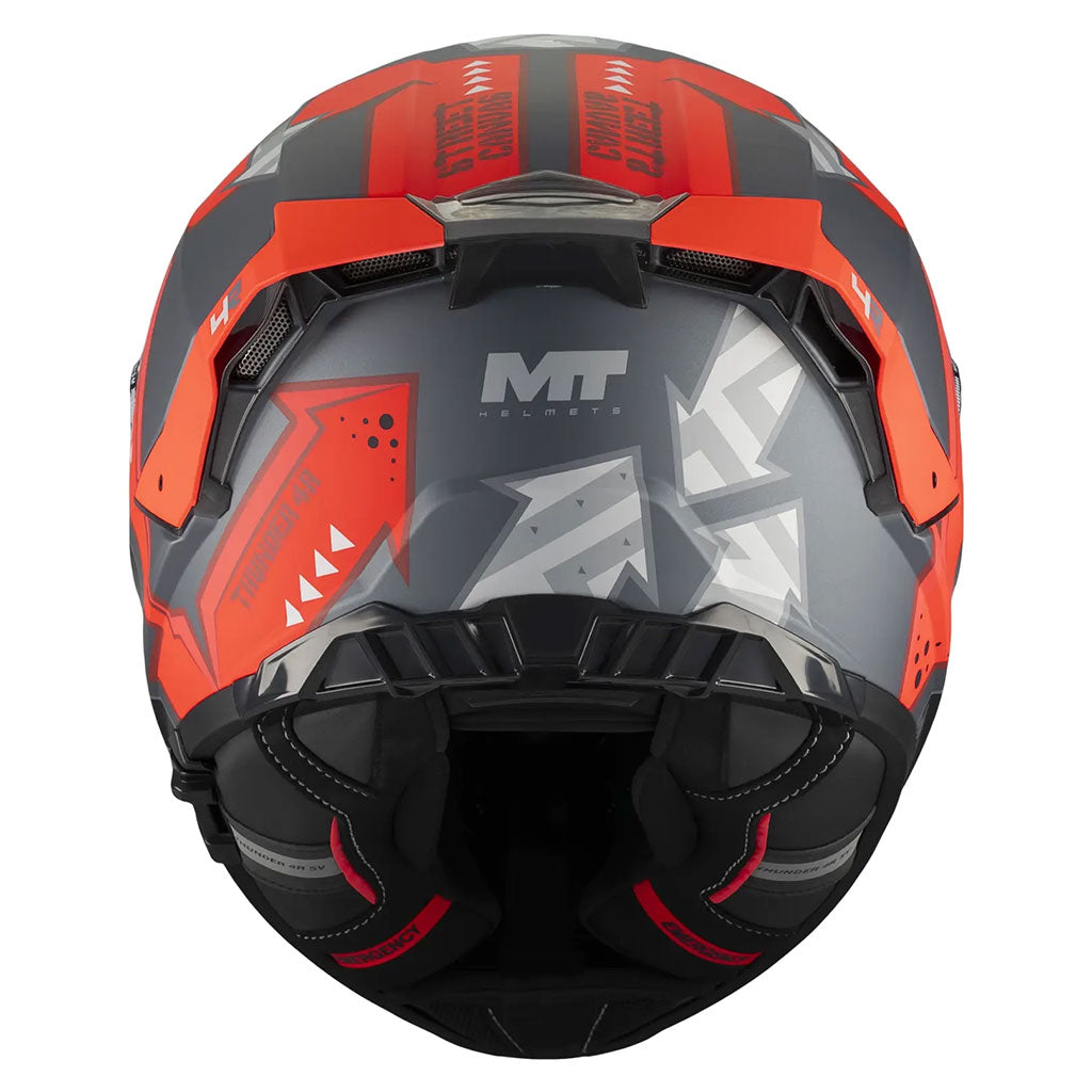 MT Thunder 4 R Canvas C5 Matt Black Red
