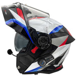 Viper RSV121 V.8 Red Blue Blinc Bluetooth Helmet