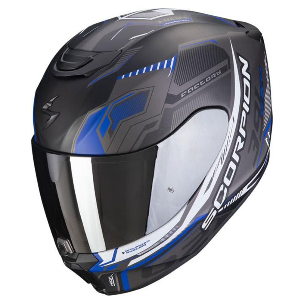 Scorpion Exo 391 Haut Bk/Sil/Blu