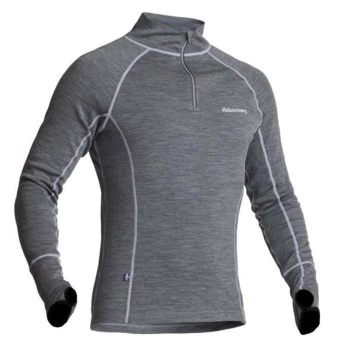Halvarssons Warm Wool Polo Merino Wool Top