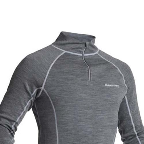 Halvarssons Warm Wool Polo Merino Wool Top