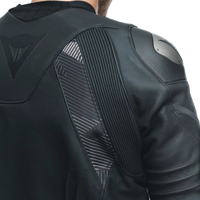 Dainese Avro 5 Leather Jacket 604 Black Anthracite