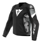 Dainese Avro 5 Leather Jacket F13 Black White Anthracite