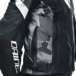 Dainese Avro 5 Leather Jacket F13 Black White Anthracite