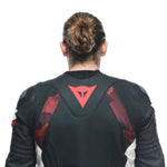 Dainese Avro 5 Leather Jacket A77 Black Lava Red White