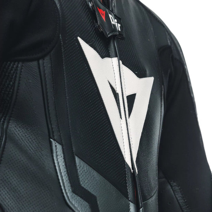 Dainese Misano 3 Perf D-Air 1Pc Suit P18 Black Fluo Yellow
