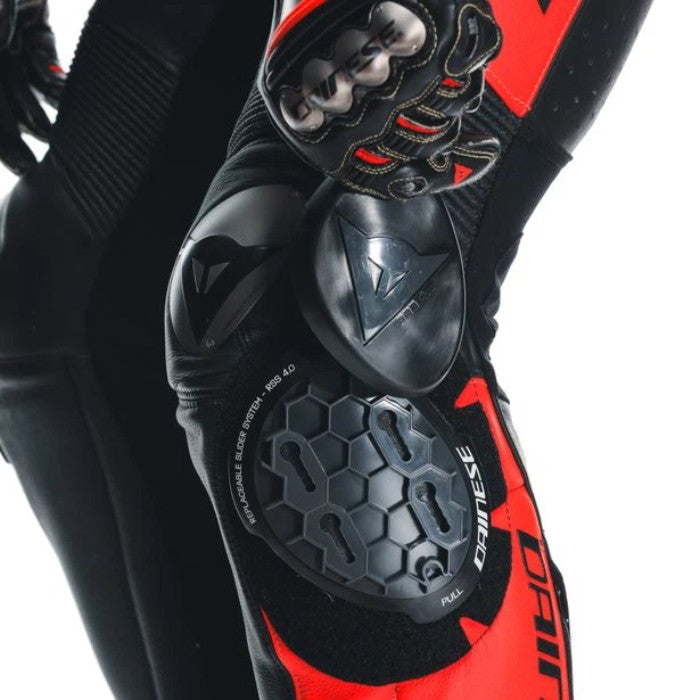 Dainese Misano 3 Perf D-Air 1Pc Suit 12I Black Red White