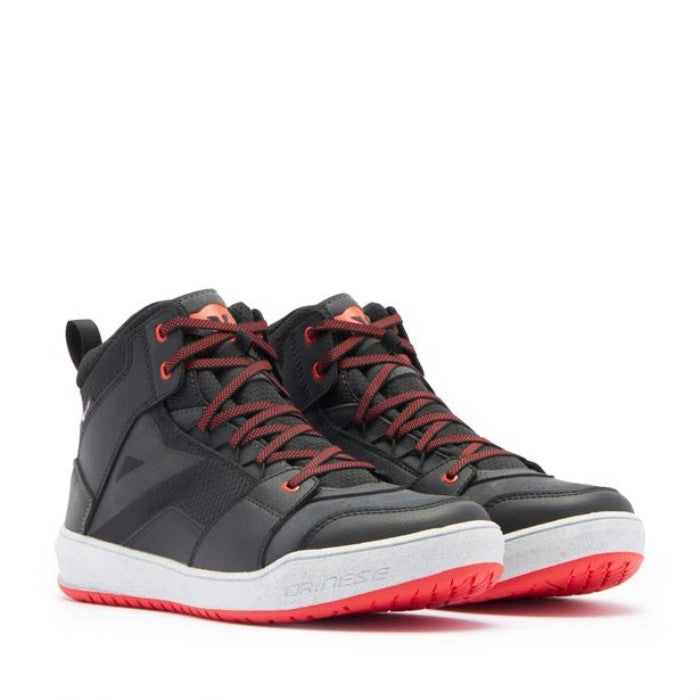 Dainese Suburb D-WP Shoes A66 White Black Red
