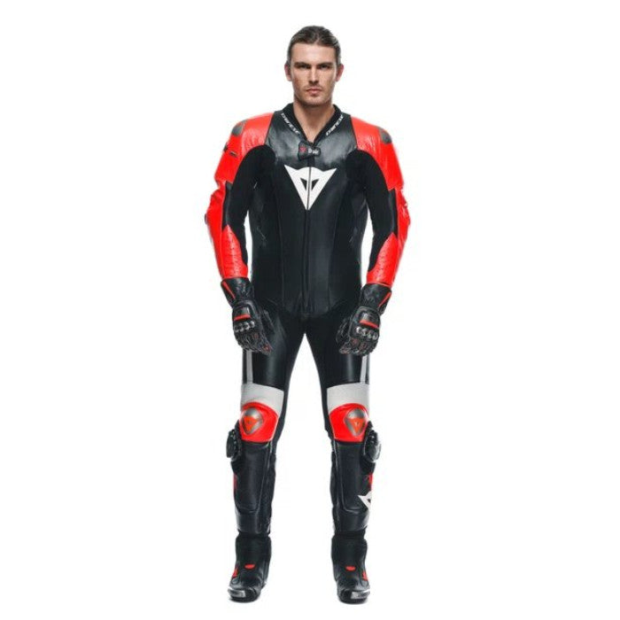 Dainese Mugello 3 Perf D-Air 1Pc Suit W12 Black Red White
