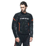 Dainese Air Frame 3 Tex Jacket P75 Black Red Fluo