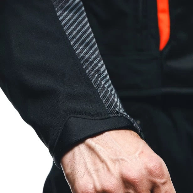 Dainese Air Frame 3 Tex Jacket P75 Black Red Fluo