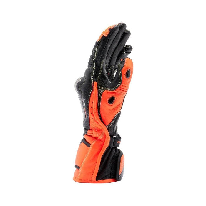 Dainese Full Metal 7 Gloves 628 Black Fluo Red