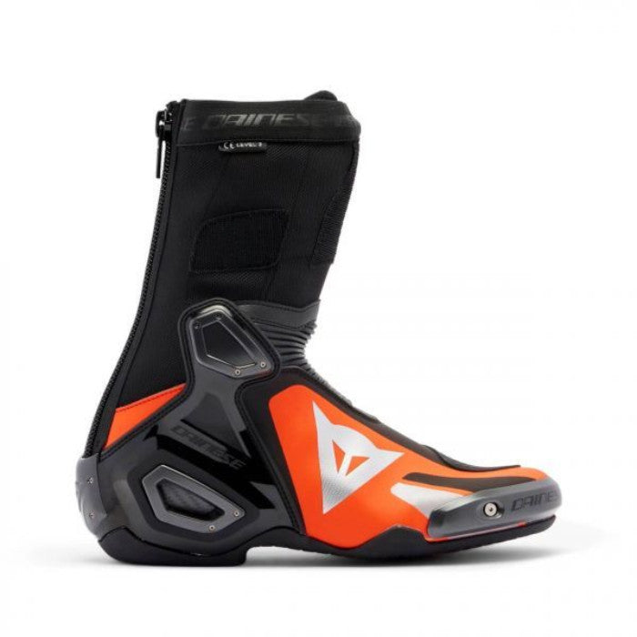 Dainese Axial 2 Boots 628 Black Fluo Red