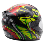 Axor Rage Python Gloss Red Yellow Black Helmet