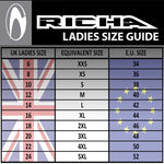 Richa Brighton Black Leather Ladies Jacket