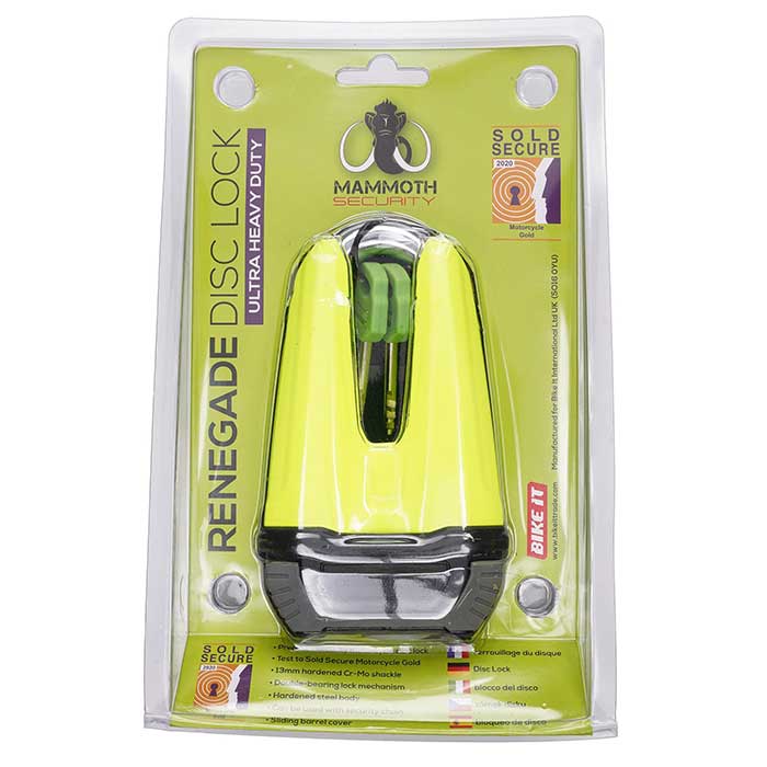 Mammoth Security Renegade Disc Lock 13mm Pin