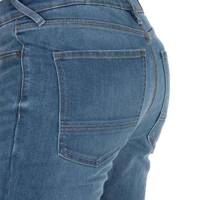 Oxford Original Approved AA Jean Slim Mens Mid Blue Short
