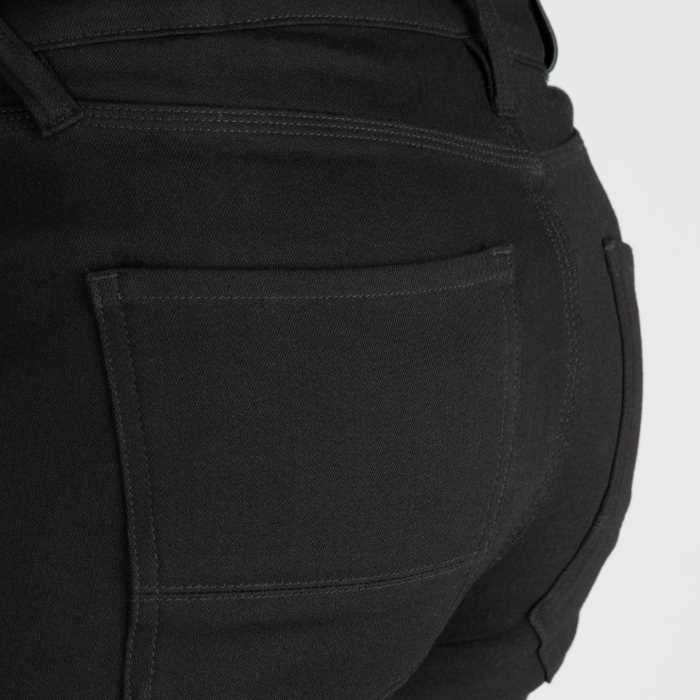 Oxford Original Approved Super StreTech Mens Slim Jean Black Short