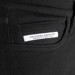 Oxford Original Approved Super StreTech Mens Slim Jean Black Short