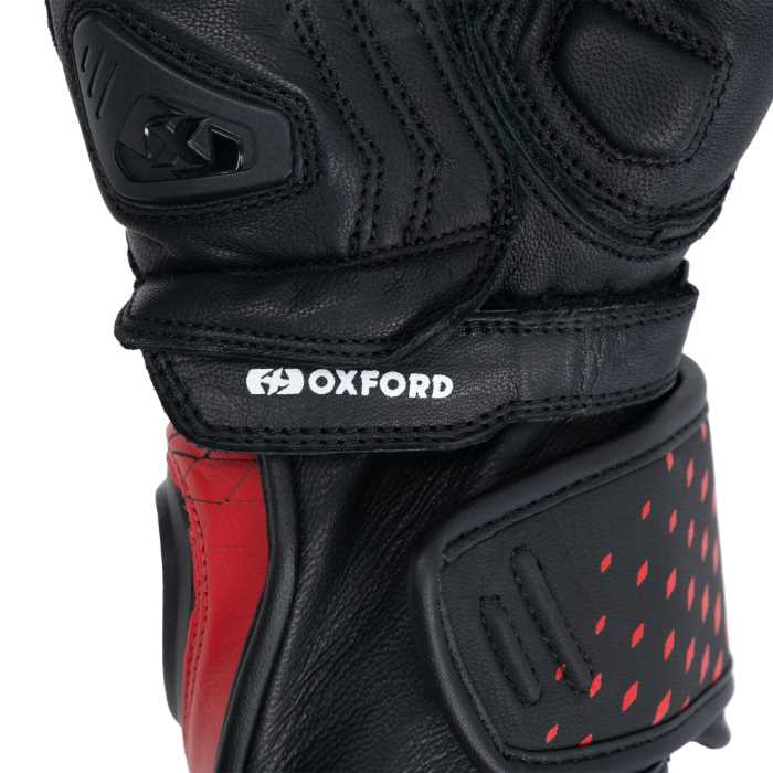 Oxford Nexus Mens Glove Black White Red