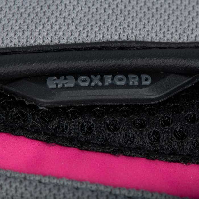 Oxford Brisbane Ladies Glove Grey Pink Black