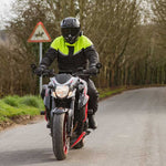 Oxford Spartan Long WP Mens Jacket Black Fluo