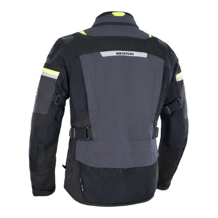 Oxford Stormland D2D Mens Jacket Grey Black Fluo