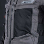 Oxford Rockland Mens Jacket Charcoal Black Red