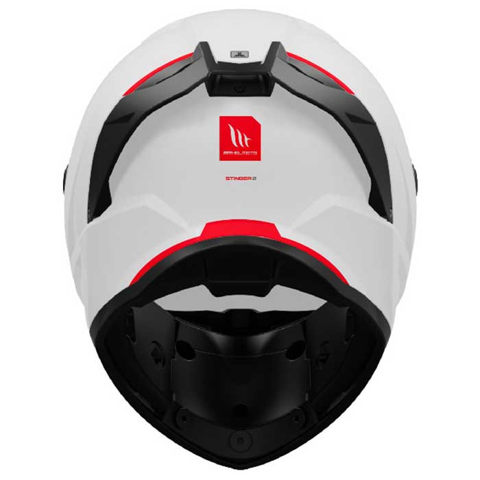 MT Stinger 2 Gloss White Helmet