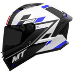 MT Stinger 2 Zivze Gloss Black White Blue Helmet