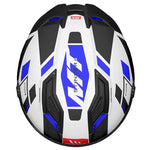 MT Stinger 2 Zivze Gloss Black White Blue Helmet
