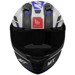 MT Stinger 2 Zivze Gloss Black White Blue Helmet