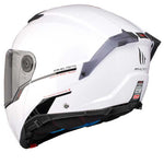MT Atom 2 Gloss White Helmet