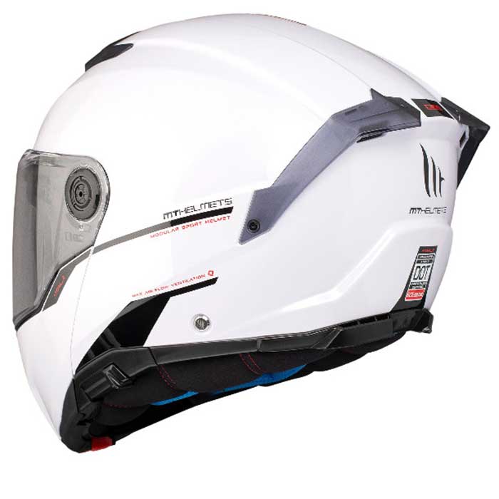MT Atom 2 Gloss White Helmet