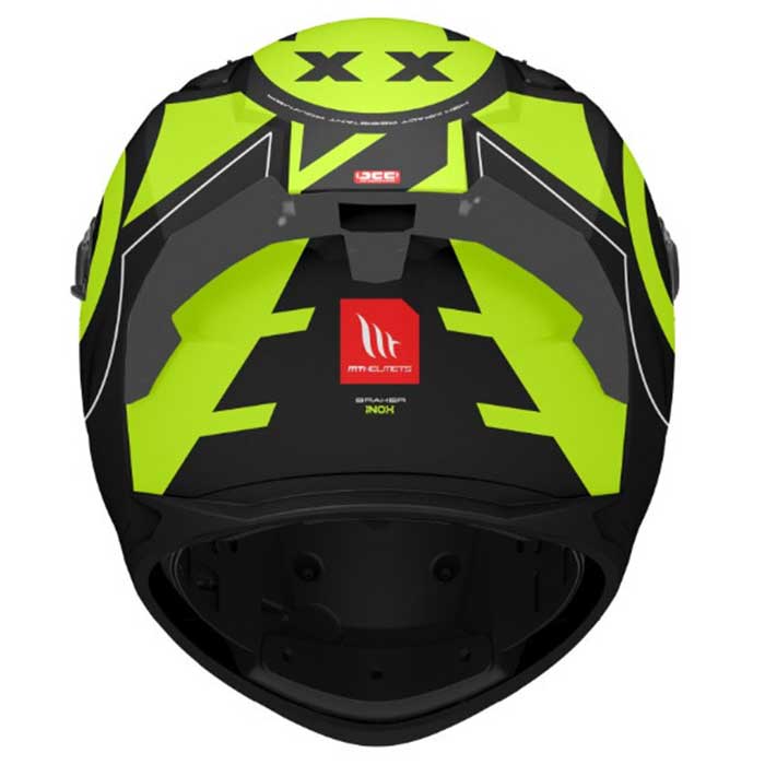 MT Braker SV Inox Matt Black Fluo Yellow Helmet