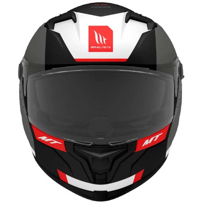 MT Braker SV Chento Matt Black Red Helmet